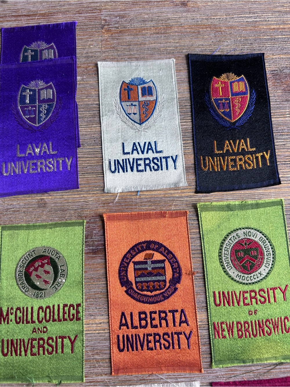Antique Canadian University & College Woven Tobacco Silks (c. 1910–1915) - Picture 5 of 8